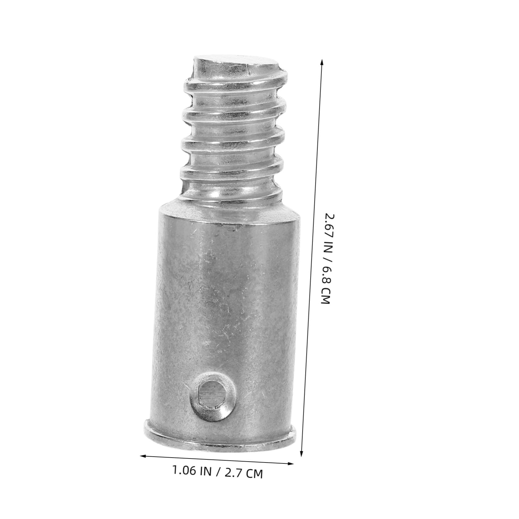Aluminiowy Adapter Gwintowy Do Przedłużaczy Teleskopowych Końcówka Do Kijów Mocny i Trwały Element Szczotek i Wałków Malarskich