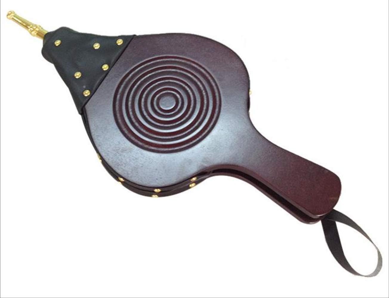 Grantien Chimney Bellows Wood Bellows Fireplace Bellows Fireside Blower Lighter Camping Barbecue