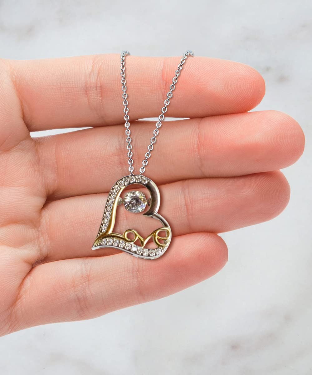 Mommy Pregnancy Message Card Jewelry For Mother To Be Mom To Be Pregnant From Fetus Unborn Child Love Heart Birth Gift For Mother's Day Heart Necklace