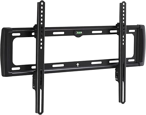 ProMounts Soporte de pared para TV plano o fijo de alta calidad para pantallas de 37 a 110 pulgadas, soporta instalación de nivel de poste de 143