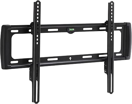 ProMounts Premium Flat/Fixed TV Wall Mount Bracket for 37-110 inch Screens, Supports 143 lbs Post Level Installation Low Profile LED, LCD, Plasma, Curved Display, Space Saving Slim Flat TV Wall Mount