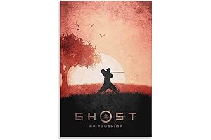 Samurai (Ghost of Tsushima) Poster Canvas Wall Art - XINYUELONG Collector's Edition