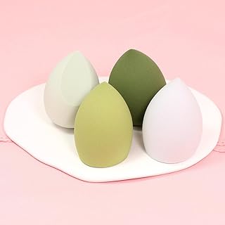 Juego de esponjas de maquillaje verde para ma...