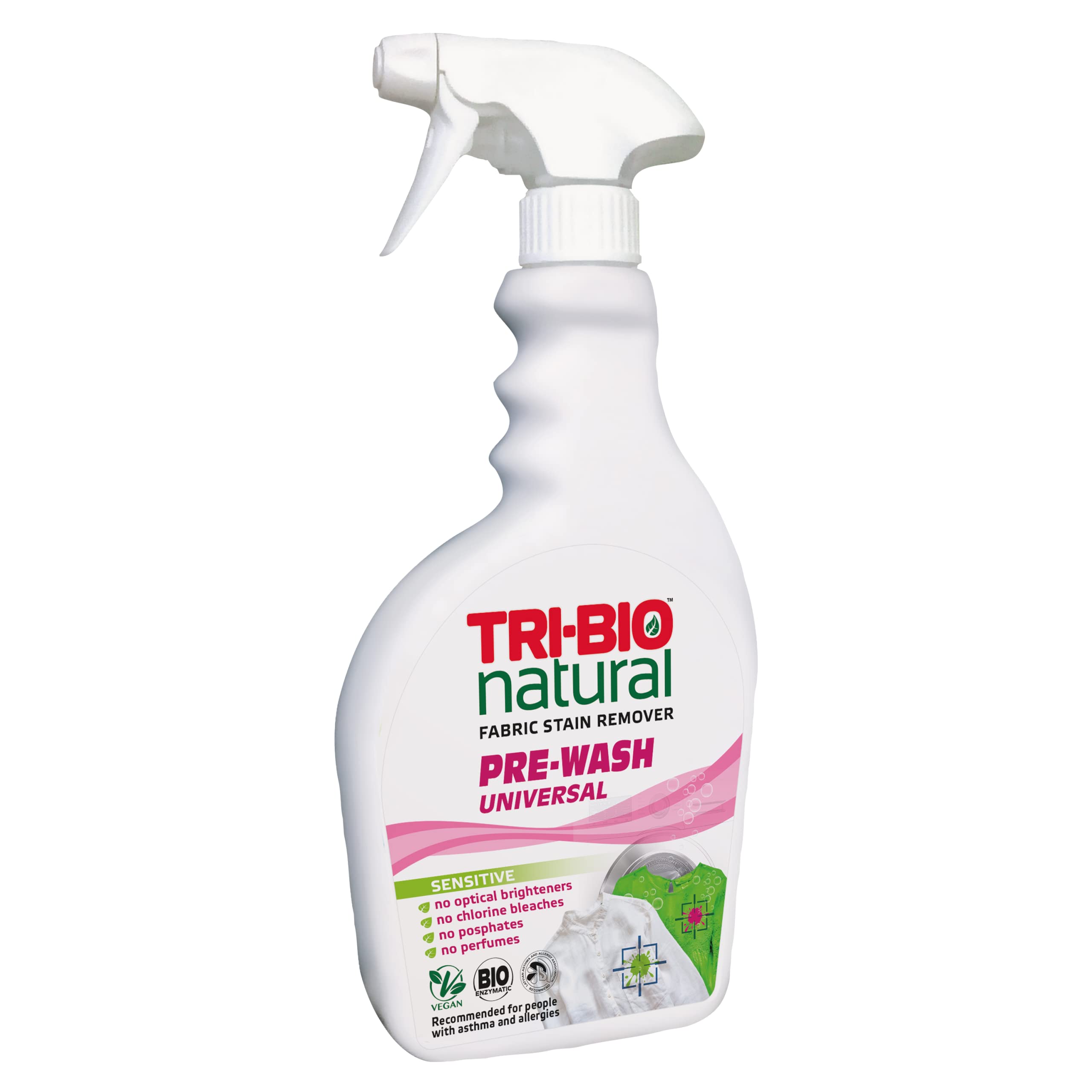 Tri-Bio White Natural Eco Fabric Stain Remover - 420Ml