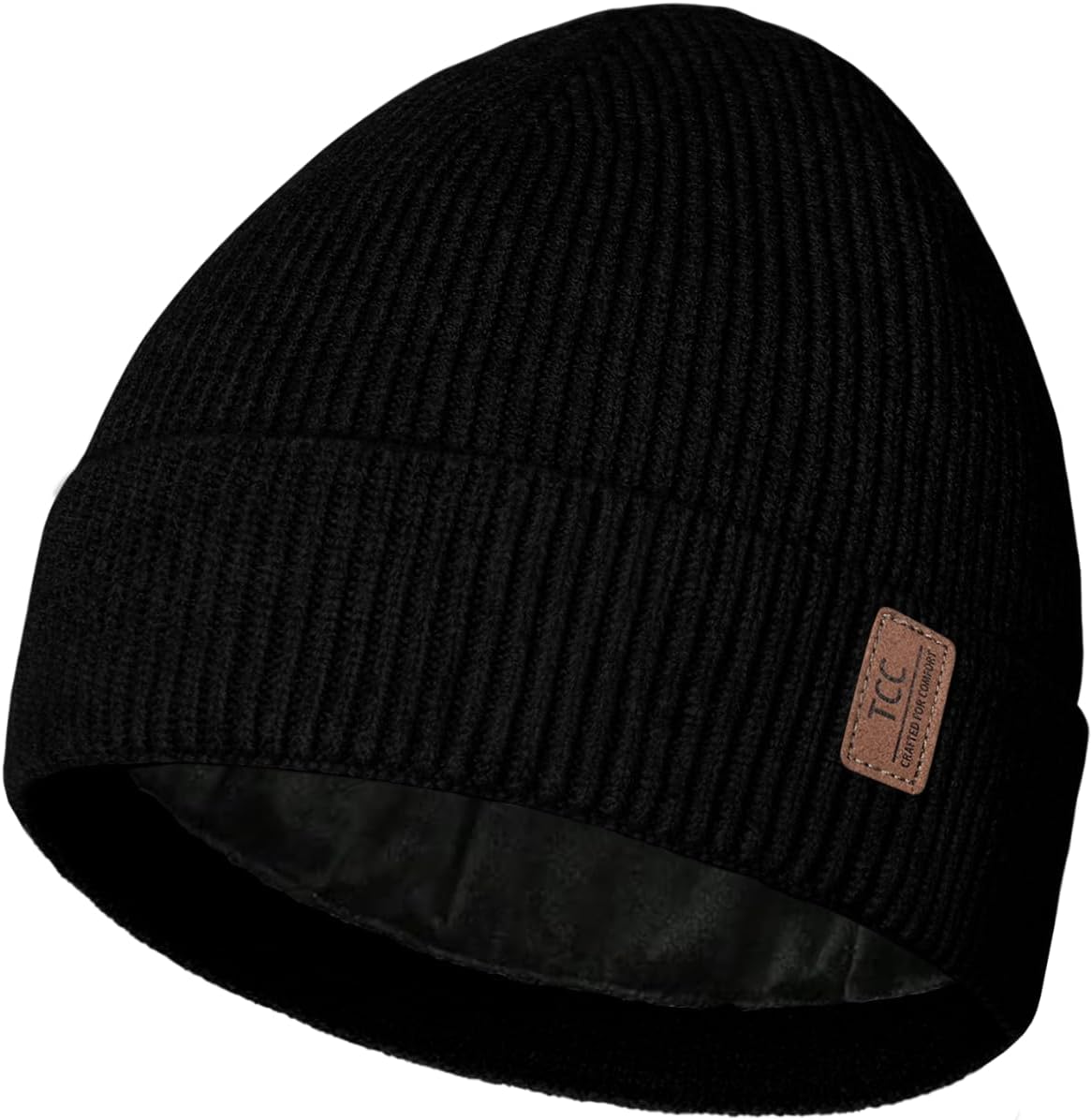 Beanie Fleece Lined Soft for Men Women | Winter Hats Warm Double Layered Stylish Knited Cuffed Plain Beanie Skull Cap |