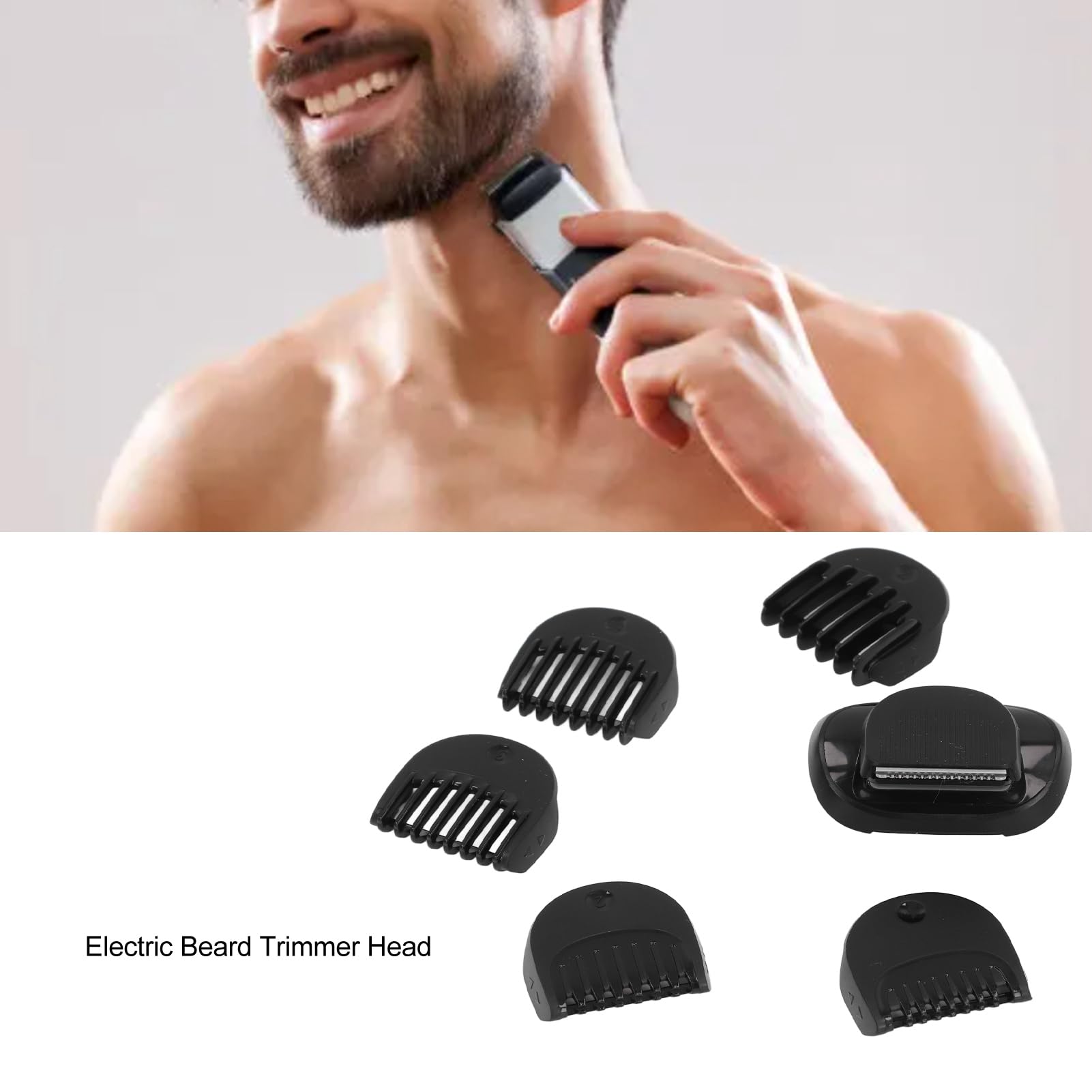 Accesorio para recortador de barba, cabezal para recortador de barba eléctrico para las series 5 6 7 5018s 5020s 5035s 5049cs, repuestos con cabezal de peine de 5 piezas