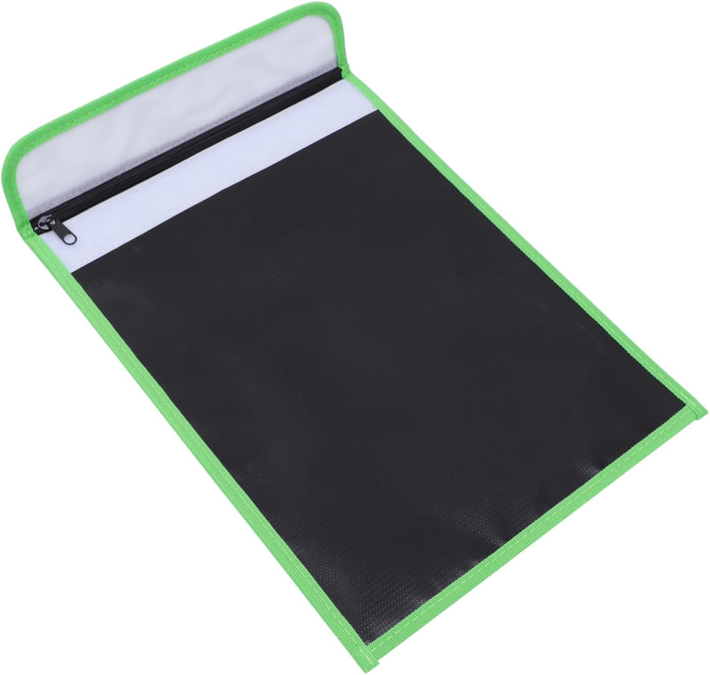 DOITOOL 1Pc Fireproof File Bag Portable Document Holder for Safe Storage Protection Pouch with Zipper Closure with Edges