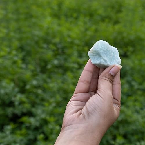 Miniatura 2 de Cristal de amazonita, piedras en bruto y cristales a granel, vaso de roca - rocas pulidas - Cristales crudos - Piedras - Rocas para volar -