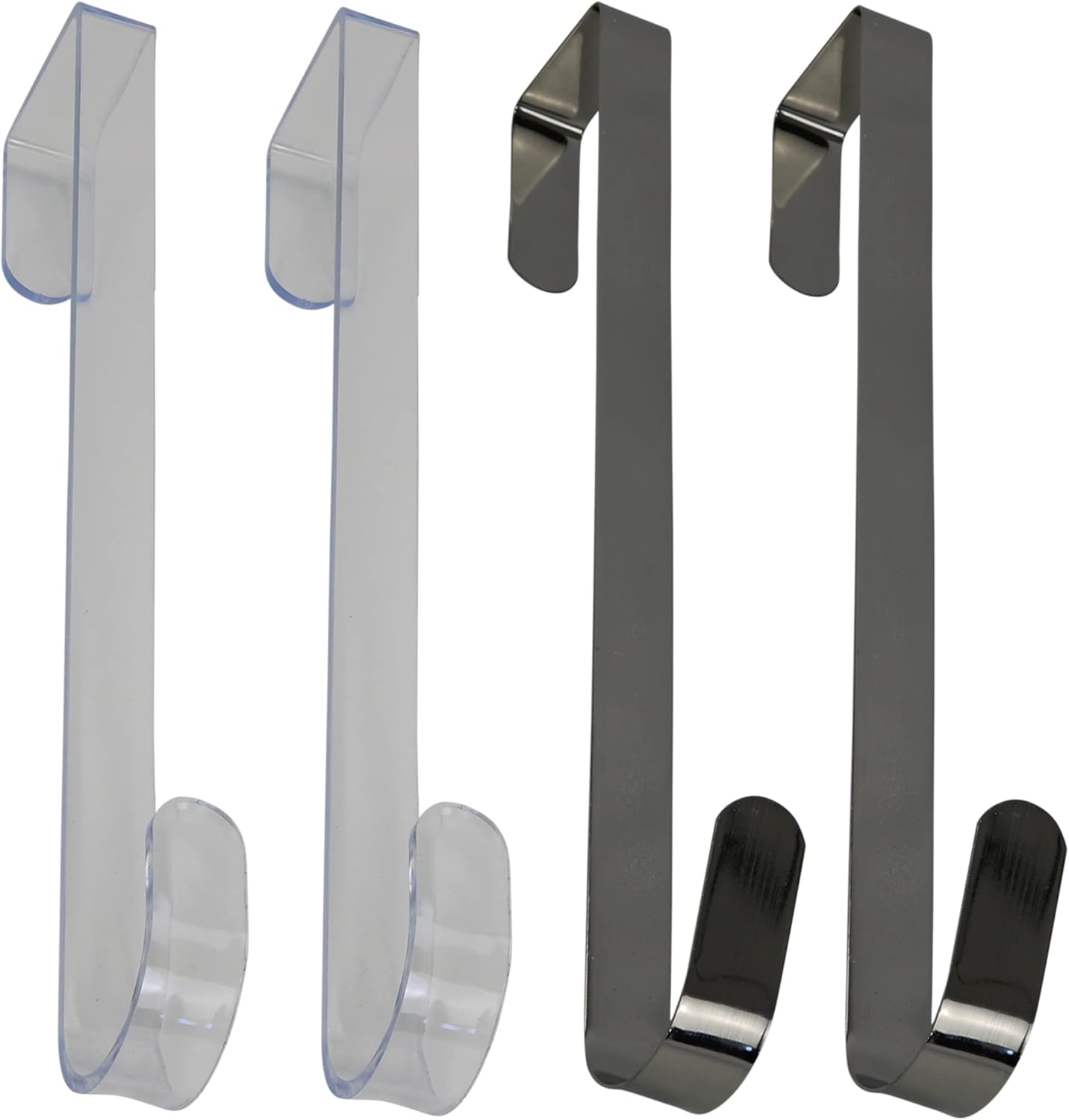 Iconikal 13-Inch Over-The-Door Wreath Hangers, 4-Pack, 2 Metal and 2 Plastic : Home & Kitchen