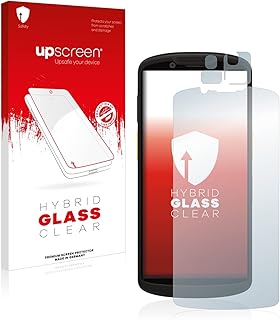 upscreen Screen Protector Film compatible with Zebra TC53 (Front+Camera) - 9H Glass Protection, Extreme Scratch Resistant