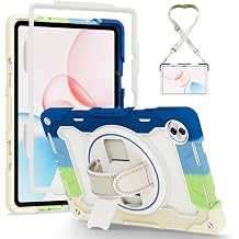 Shockproof Case for Honor Pad 10 12.1 inch, 360 Protection Cover with Adjustable Stand & Hand Strap-Multi-Angle Viewing, Anti-Drop - Blue