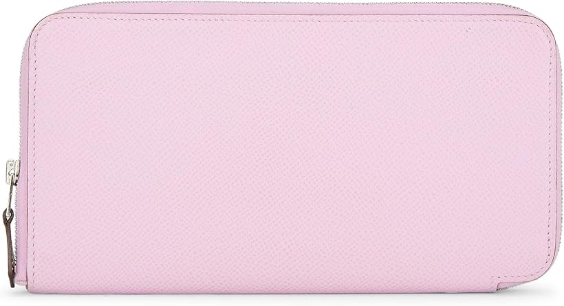 Pre-loved Pink Epsom Silk In Continental Wallet, Pink