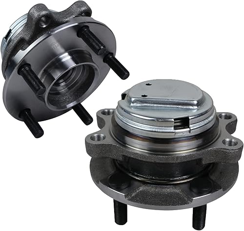 Miniatura 2 de Autoround 513334 Par de bujes de rueda delantera y conjunto de rodamientos compatibles con Nissan 370Z, Infiniti G35, Q50, G37, Q60, QX50, FX35,