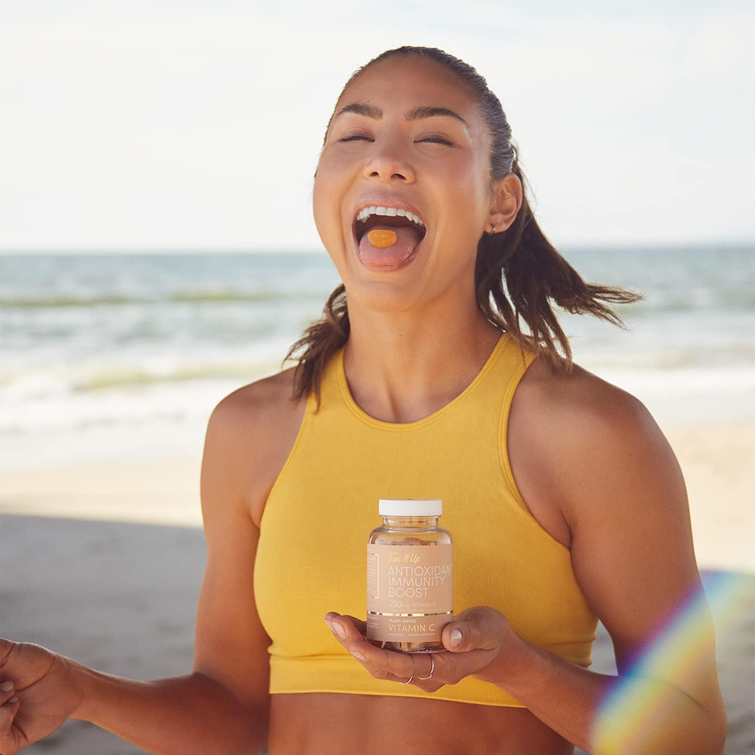 Tone It Up Vitamin C Gummies I Plant Based Supplement to Boost Immunity & Support Collagen Synthesis & Heart Health -– 1 Month Supply – (125mg x 60 Count)
