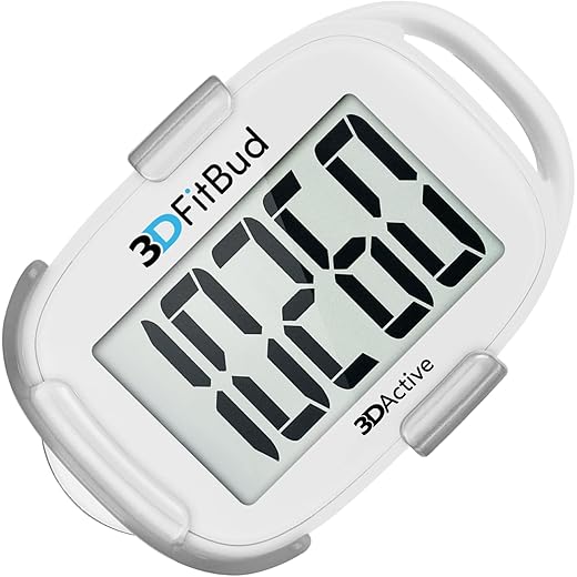 3DActive 3DFitBud Step Counter Pedometer