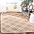 SAFAVIEH Courtyard Collection 2'7" x 5' Brown/Bone CY6923 Trellis Indoor/ Outdoor Waterproof Easy Cleaning Patio Backyard Mudroom Area Rug