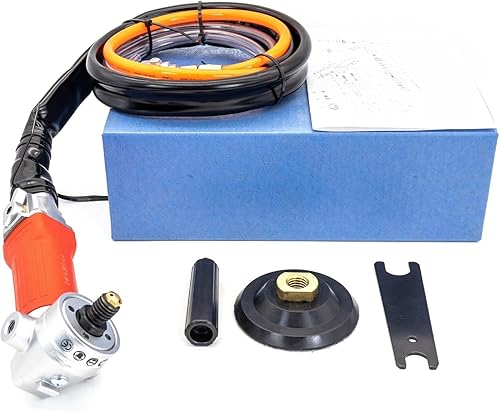 Miniatura 2 de Pulidora húmeda, pulidora de aire húmedo, molinillo neumático de piedra con escape trasero para mármol, granito, piedra de hormigón, lijadora de