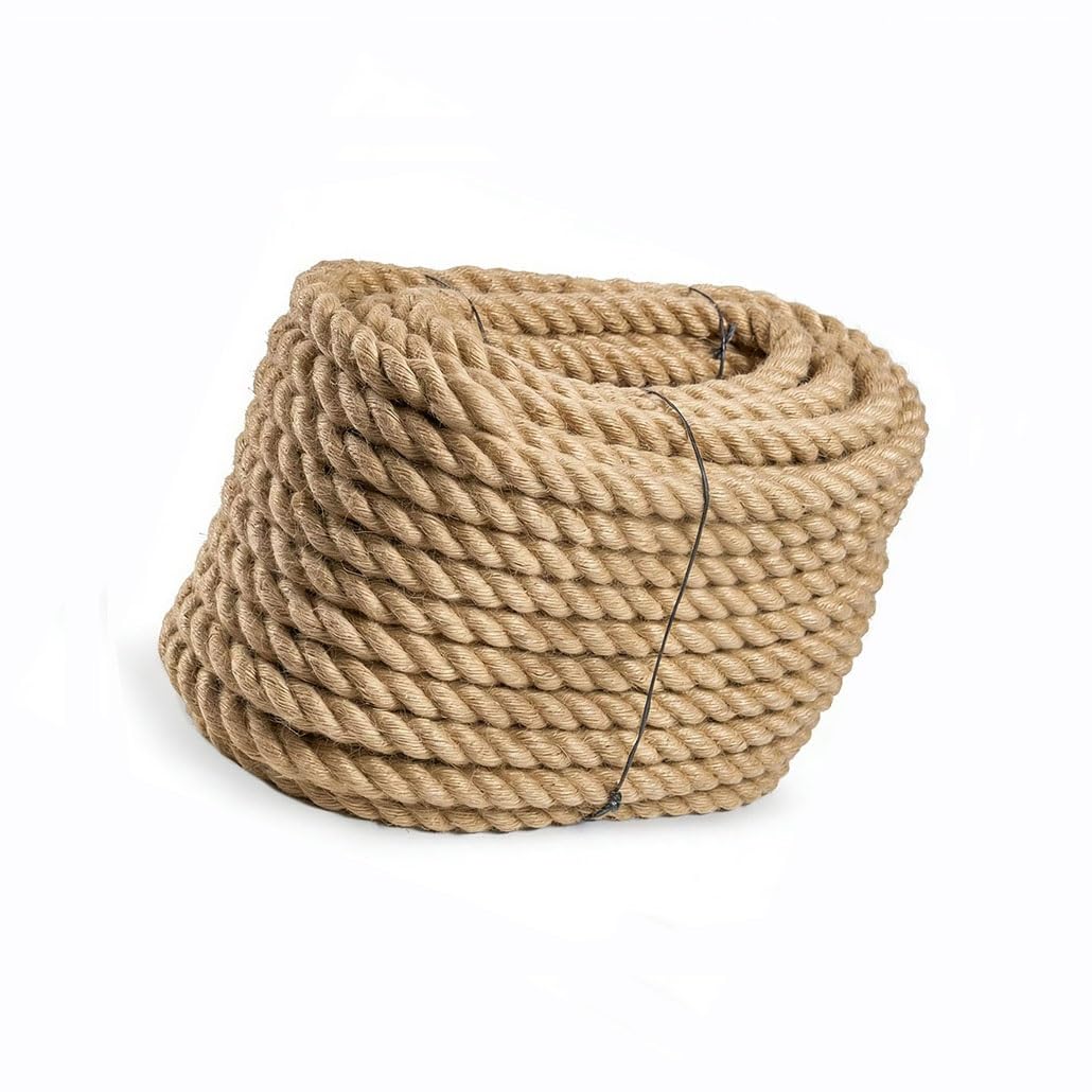 Corde de jute pour jardin artisanat décorations longueurs 30m chanvre 30mm