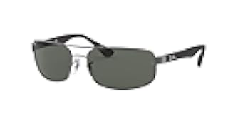 mens Rb3445 Rectangular Sunglasses