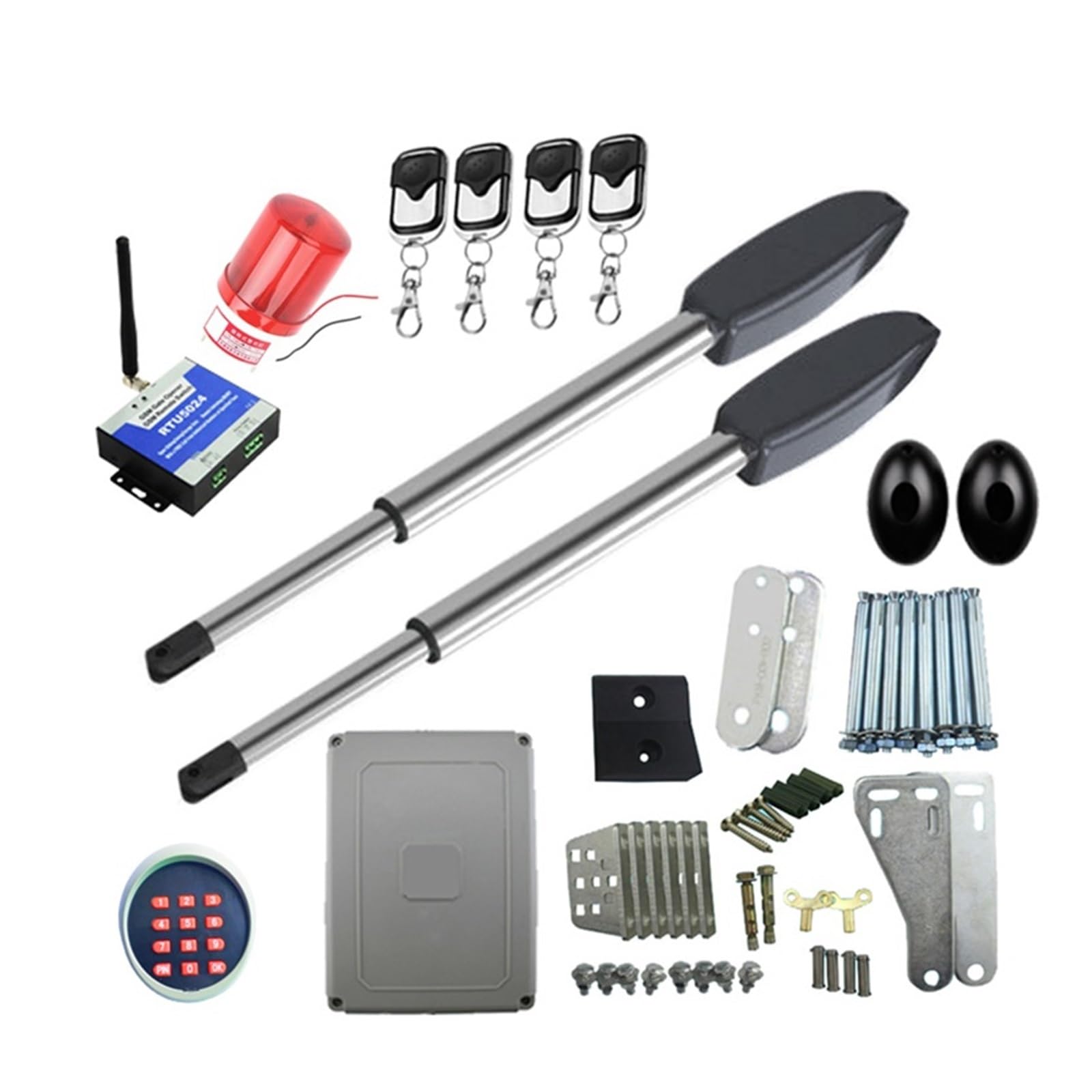 Mjfvn I Ac110/220V Gates/Electric Swing Gate Opener Operators 400Kg Per Leaf Dual Hinge- Automatic For Home Or Ndustrial(I)
