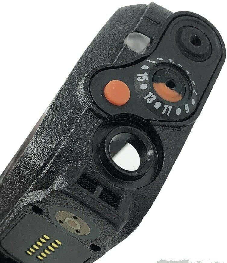 5 Pack Housing Cover Case Refurbish Kit with Speaker Replacement for XPR6550 XPR6580 XIR P8268 XIR P8260 DGP6150 DP3600 DP3601 Two Way Radio Black