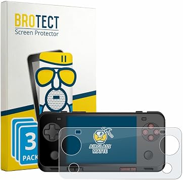 brotect Anti-Glare Glass Screen Protector Matte Compatible with Ayaneo Pocket ACE 3 Pack - Anti-Scratch 9H Protection Film