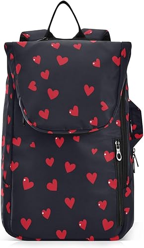 Mochila de tenis de bádminton impermeable para San Valentín, corazón de amor rojo, 3 raquetas de bádminton para mujeres, hombres, adolescentes bolsa
