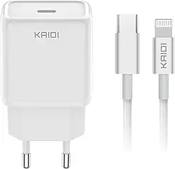 Carregador Turbo PD USB-C Lightning KAIDI KD-669CL 20W