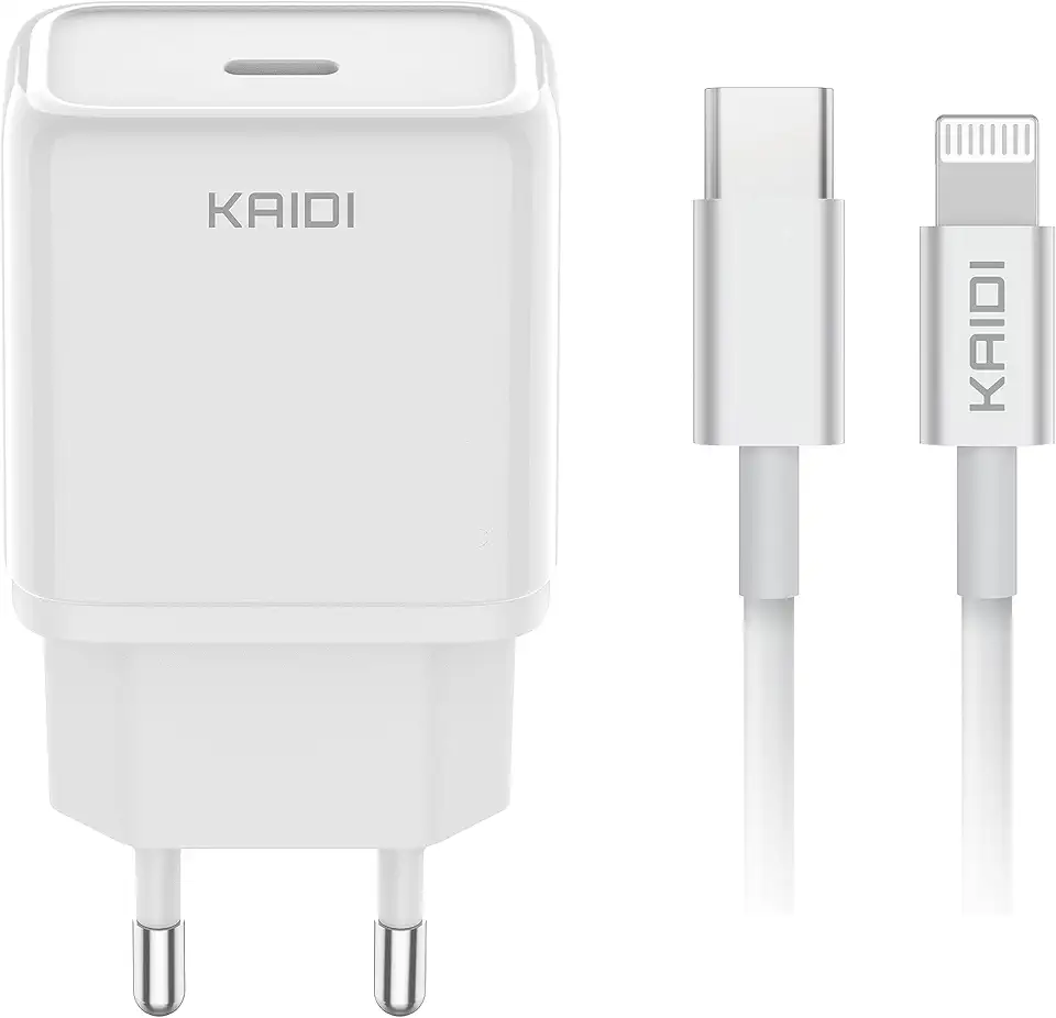 Carregador Turbo PD USB-C Lightning KAIDI KD-669CL 20W