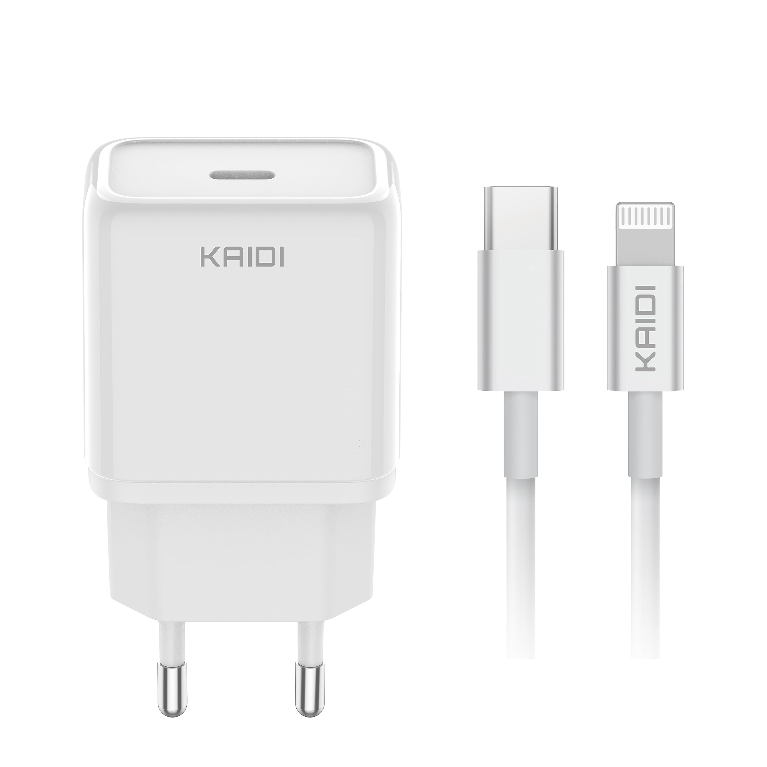 Carregador Turbo PD USB-C Lightning KAIDI KD-669CL 20W | Amazon.com.br