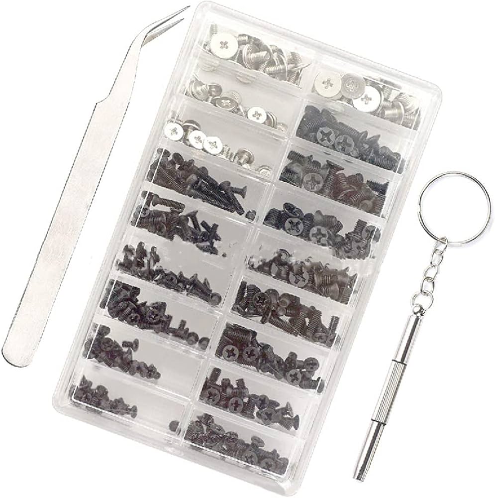 Qwertfeet 355 Stks PC Schroeven Bijpassende Set M2 M2.5 Schroeven voor Computer HDD M.2 Schroeven SSD voor Laptop Universele Laptop Reparatie Computer