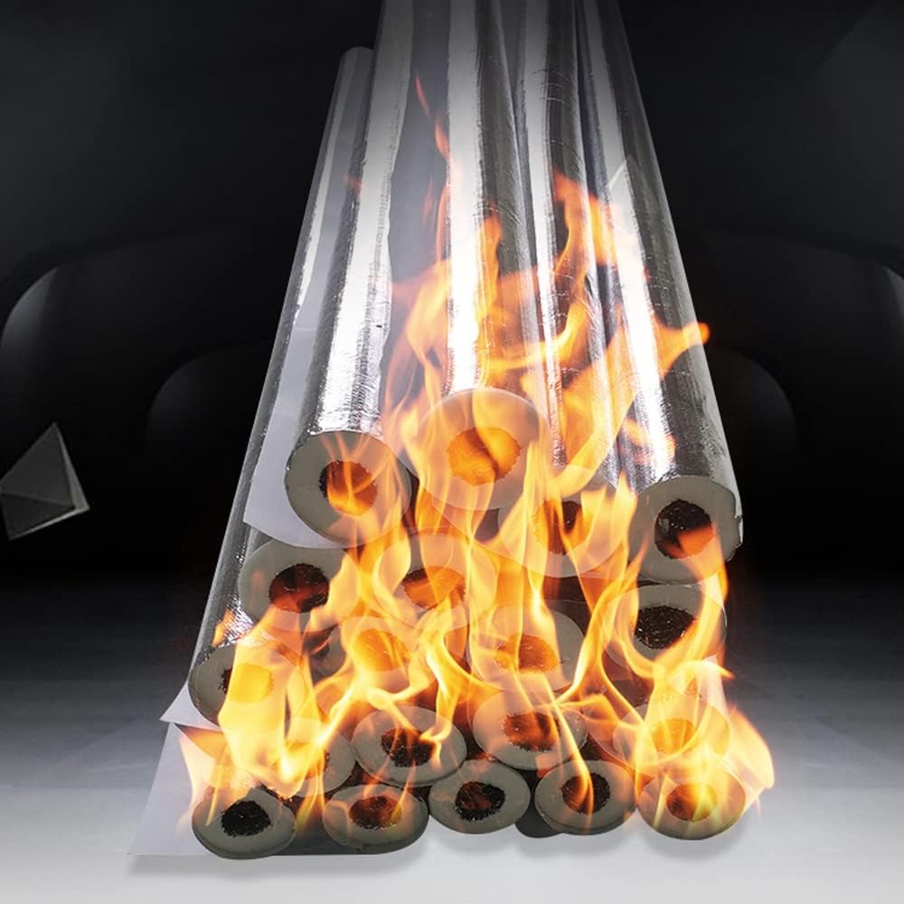 Insulation Foam Tube,Anti-Freezing Insulation Pipe,Outdoor Antifreeze Insulation Pipe,Heat Preservation Insulated Foam Tubing Hose Polyethylene Pipe(T20mm,ID250mm)