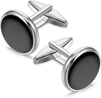 Silver Mens Cufflinks For Men, Classic Cuff Links Mens, Best Gift For Men Suitable, For Wedding, Banquet, Ceremony, Business