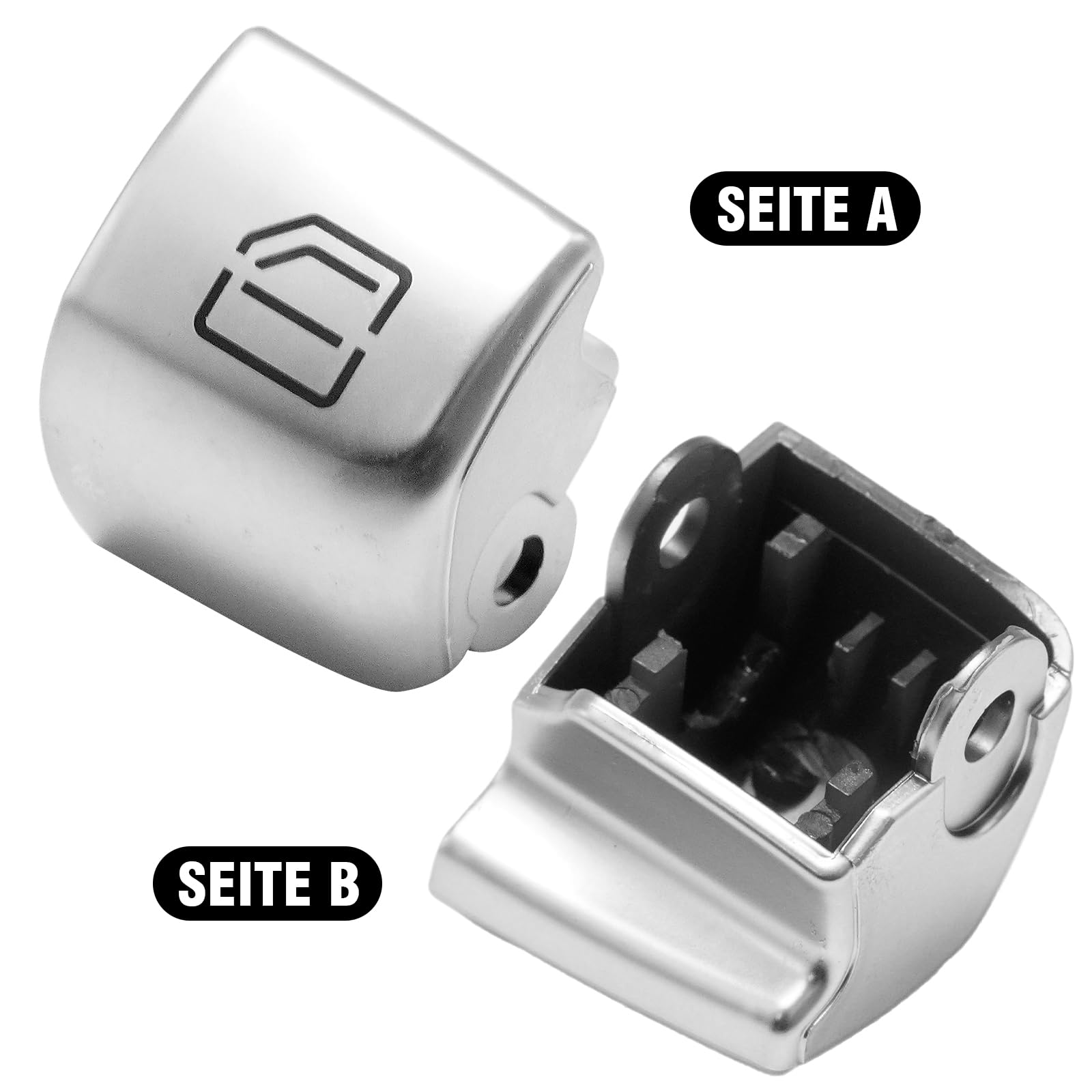 Hoypeyfiy 2059056811 Bouton d'interrupteur de fenêtre avant droit Remplacement pour W205 Classe C 2017-2020 GLC 2016-2022 W213 Classe E 2017-2020 Remplace A2059056811 A20590568119051 Couleur : noir