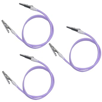 3 PCS Dental Bib Clips,Soft Lightweight and Portable Silicone Dentist Bibs Clips Napkin Bib Holder Bib Clips Neck Chain for Runners Dentists Youth Adult Senior and Elderly,Purple,LXLVOUEG