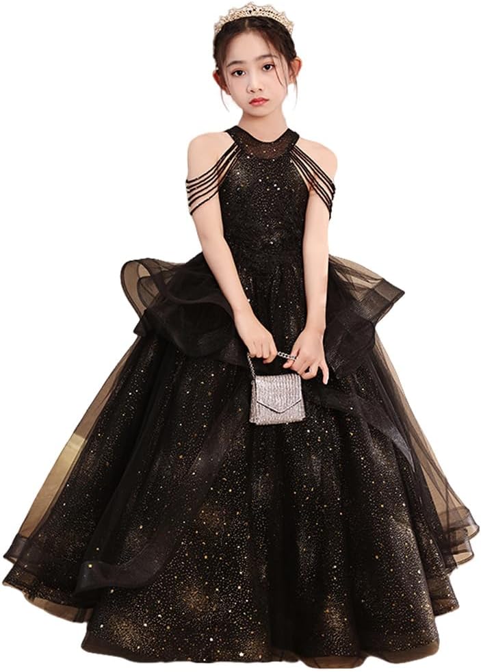 組曲 ブルーミングフラワードレス 150 サックスブルー 発表会