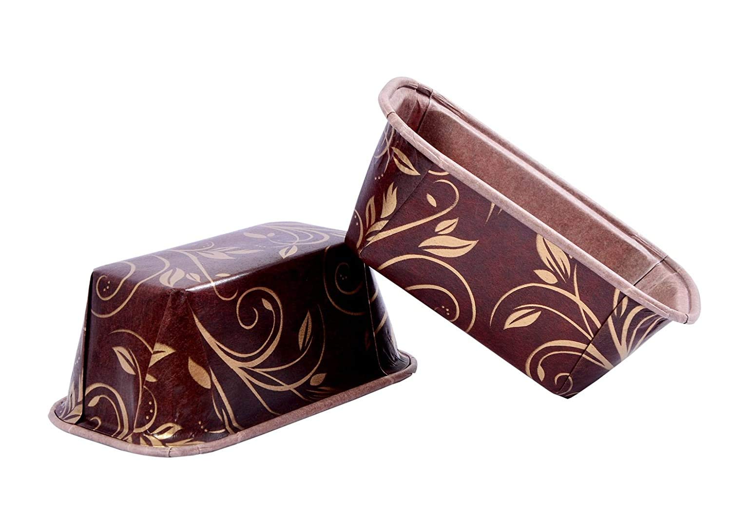 Esslly Plumpy Moulds by Ecopack – 8 x 4 x 4 cm, Quality, Non-Stick, greaseproof Baking Cups for Flawless Results. Pack of 50, Ideal for Muffins, pies, and Pastries.