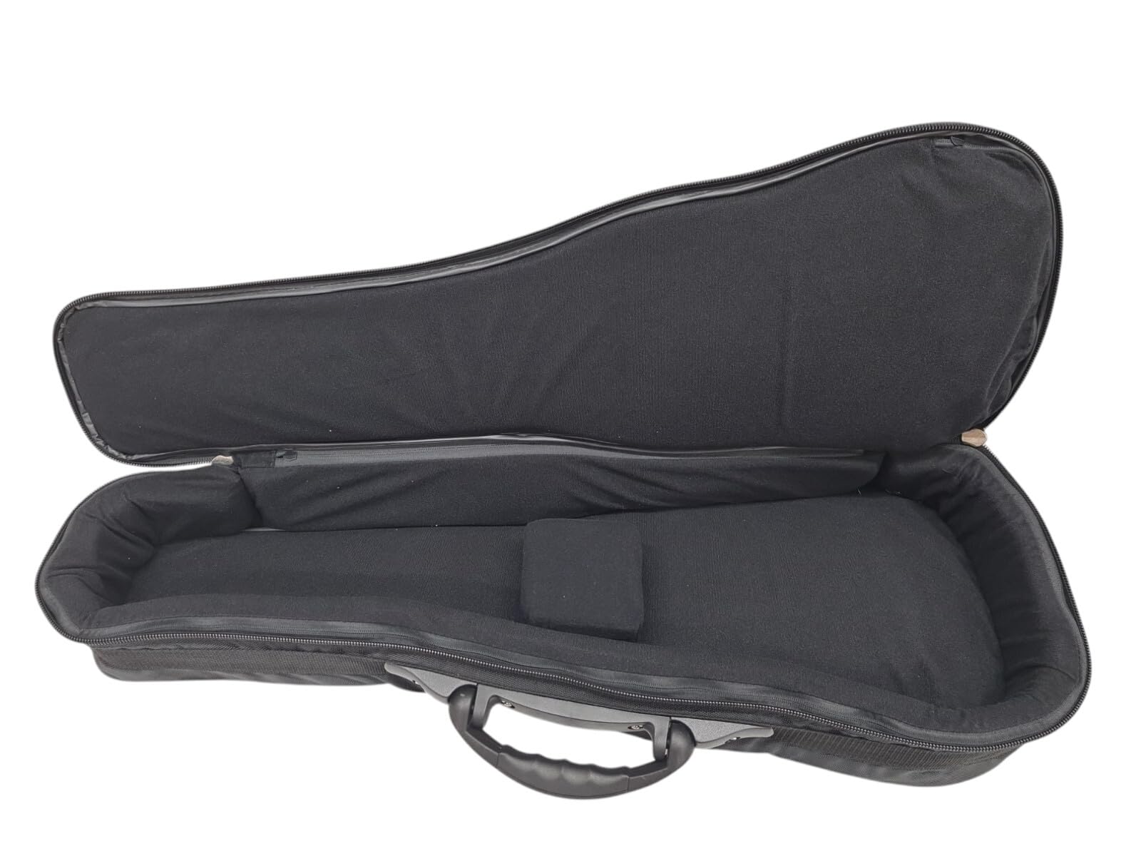 Custodia per ukulele basso da baritono, 25 mm, imbottitura molto stabile, colore: nero