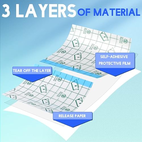 image for BBTO Transparent Dressing Adhesive Bandage Waterproof Bandage Clear Ad