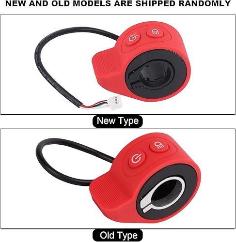 Miniatura 5 de Dilwe Acelerador de pulgar para scooter HX-X6  X7  X8, 5 V, ABS + silicona, pedal acelerador control de velocidad Scooter interruptor integrado