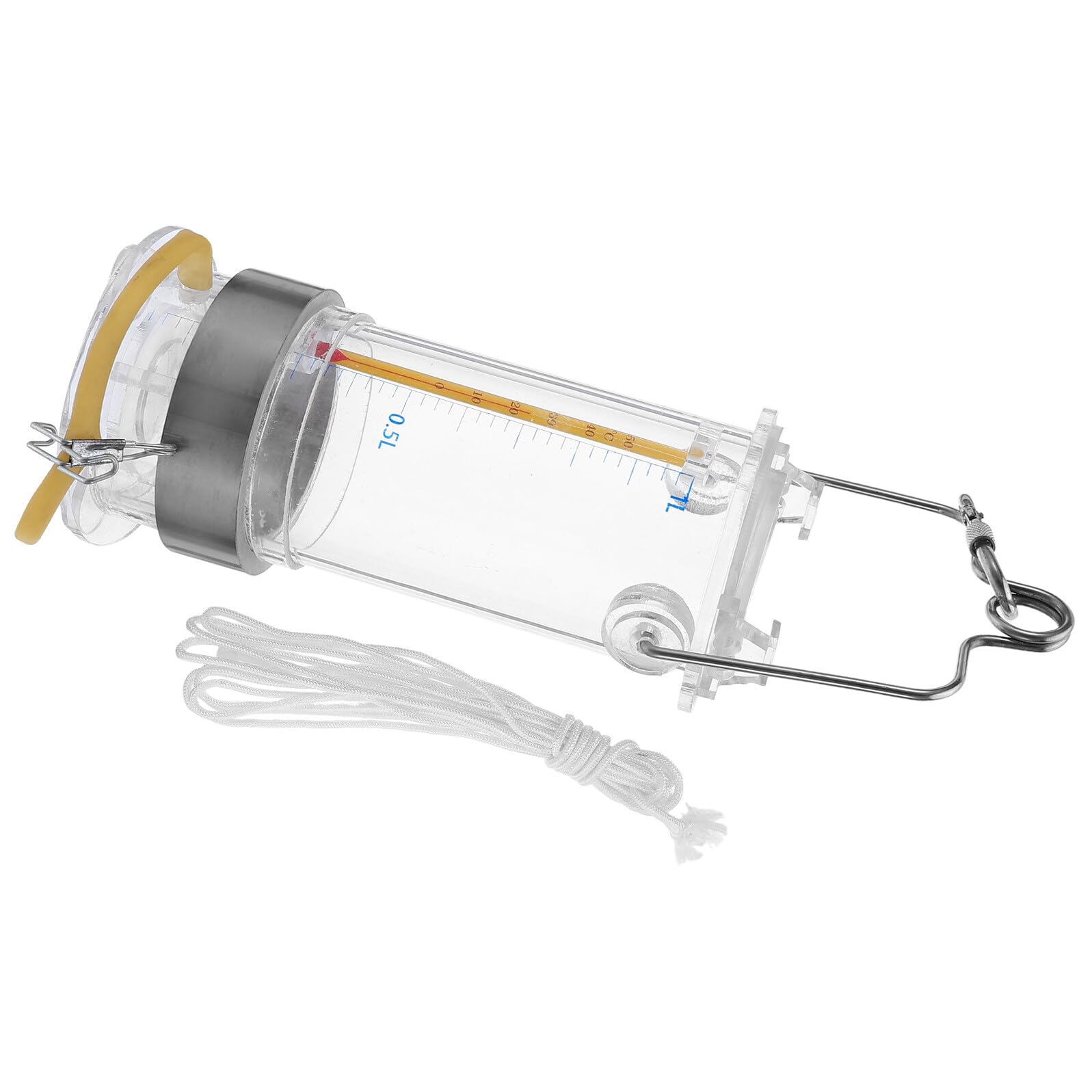 GALPADA Muestreador de Superficiales Portátil de 1l en Acero Inoxidable y Acrílico para Recolección Limpia de Muestras en Investigación Automatizada y Color Aleatorio