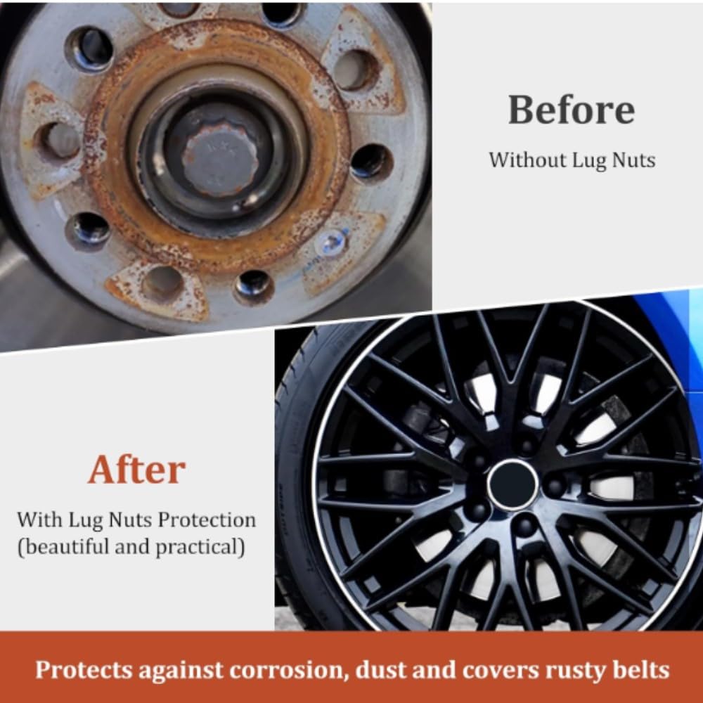 ZoeTekway Lot De 20 Caches Couvercles De Roue De 17 Mm, Bouchons à Vis Antivol, Compatibles Avec VW Golf Passat Beetle Compatible Avec Audi, Toutes Les Marques De Voitures