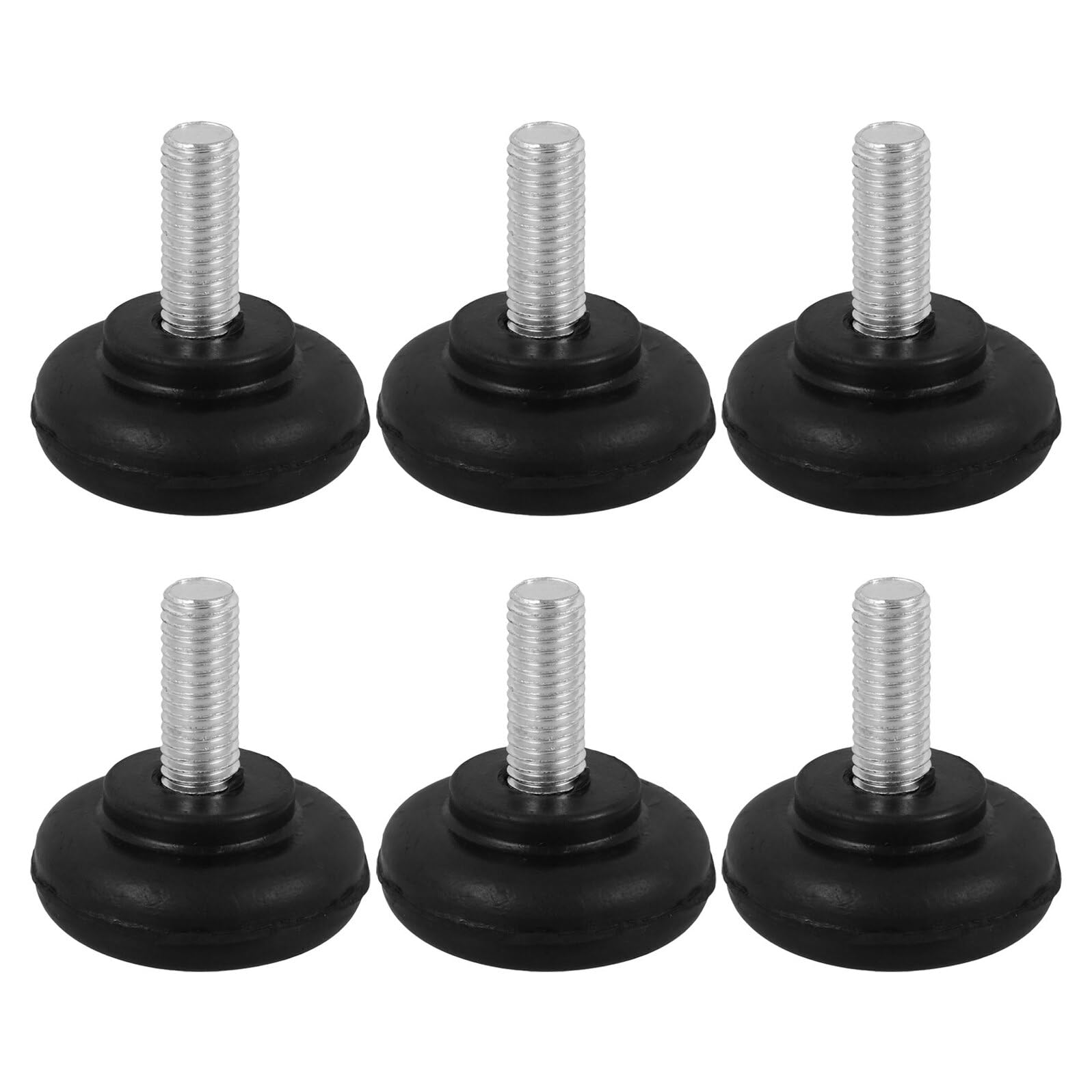 Patins amortisseurs réglables avec vis 12 mm caoutchouc pour pieds de meubles protections sol