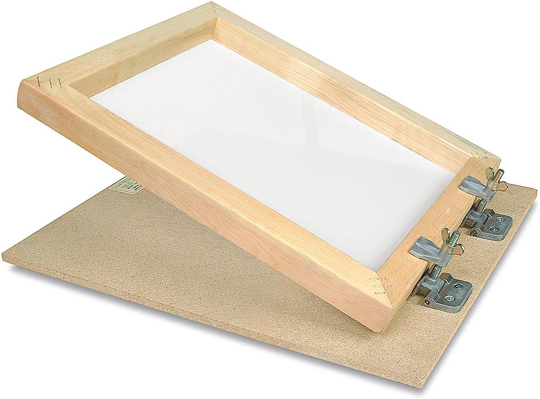 Professional Grade Screen Printing Unit - 18" x 24", Unit with 14" Squeegee