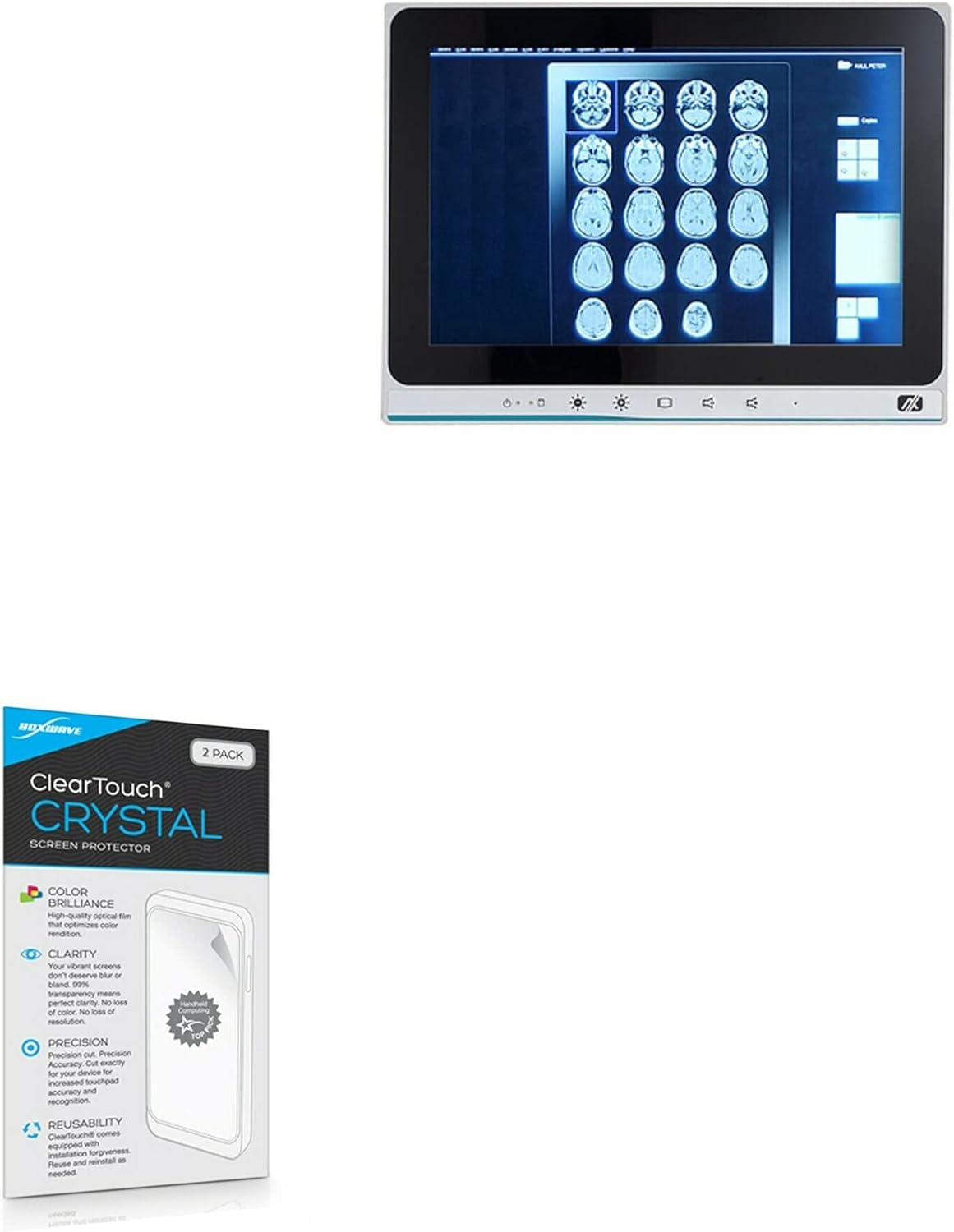 BoxWave Screen Protector Compatible with BSI Computer MPC103-845 - ClearTouch Crystal (2-Pack), HD Film Skin - Shields from Scratches