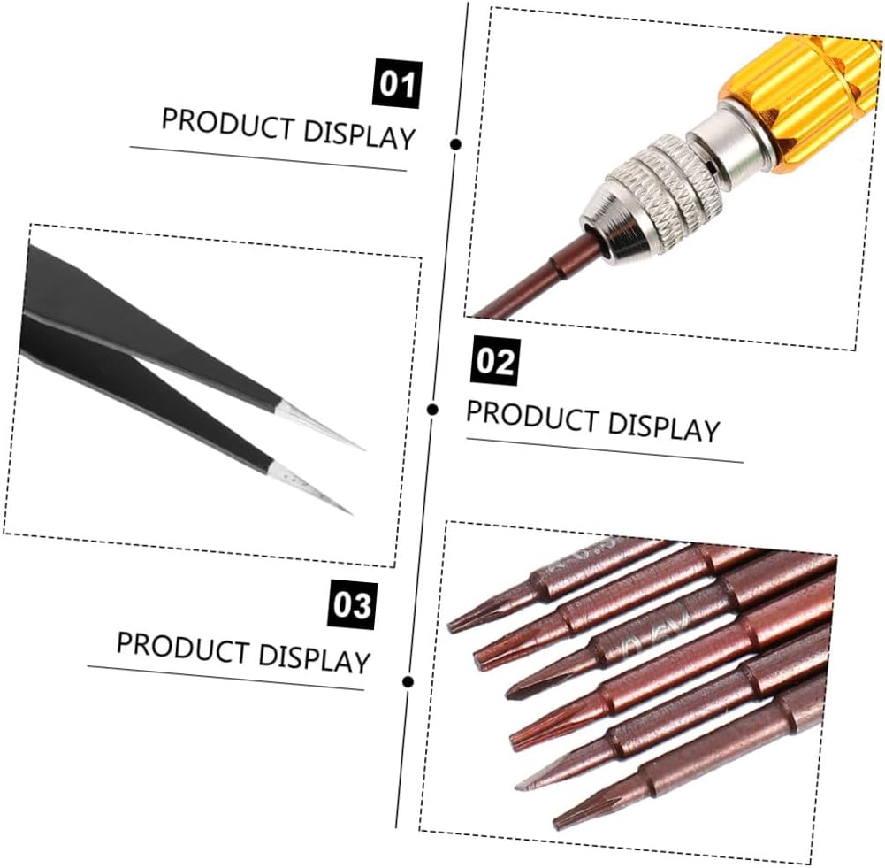 13pcs Kit Screwdrivers and Spudgers for Smartphone and Tablet Opening Versatile Tools for Electronics Repair Random Colors