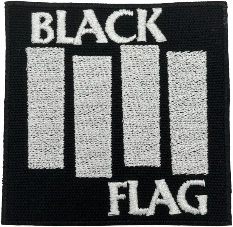 American Punk Rock Band Embroidered Patch for DIY Clothing Projects - Sew-On or Iron-On Applique Badge - Trendy Fashion Accessory - Decorative Logo for Jackets, Jeans, and Bags - Vintage - Apparel