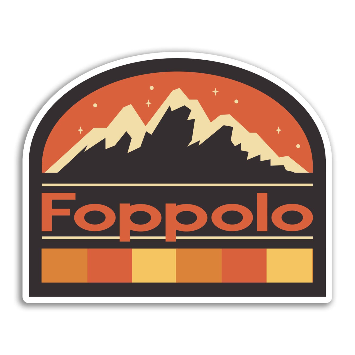 2 x 10cm Foppolo Italy Vinyl Stickers - Travel Fun Sticker Laptop Luggage #32953 (10cm Wide)