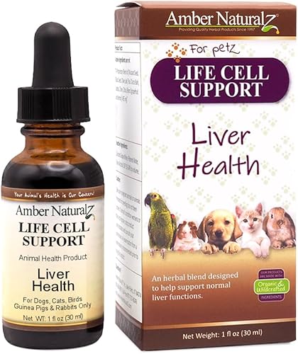 Amber NaturalZ - Life Cell Support - Salud del hígado - para Petz - 1 onza