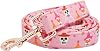 Elegant little tail Dog Leash, Halloween Pet Leashes Skull Print Female or Male Durable Cotton Leash Soft Handle Pet Puppy Leashes for Small Medium Large Dogs